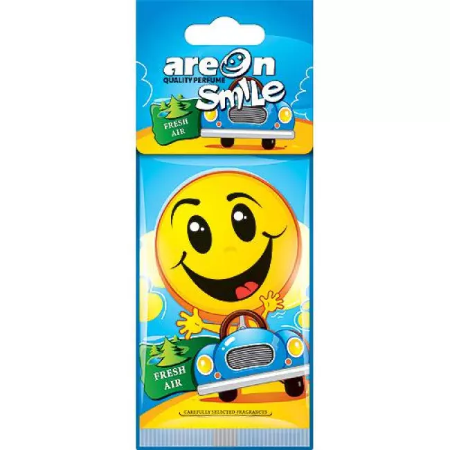 Освежитель воздуха AREON Smile Dry сухой, листок Fresh Air (ASD15)