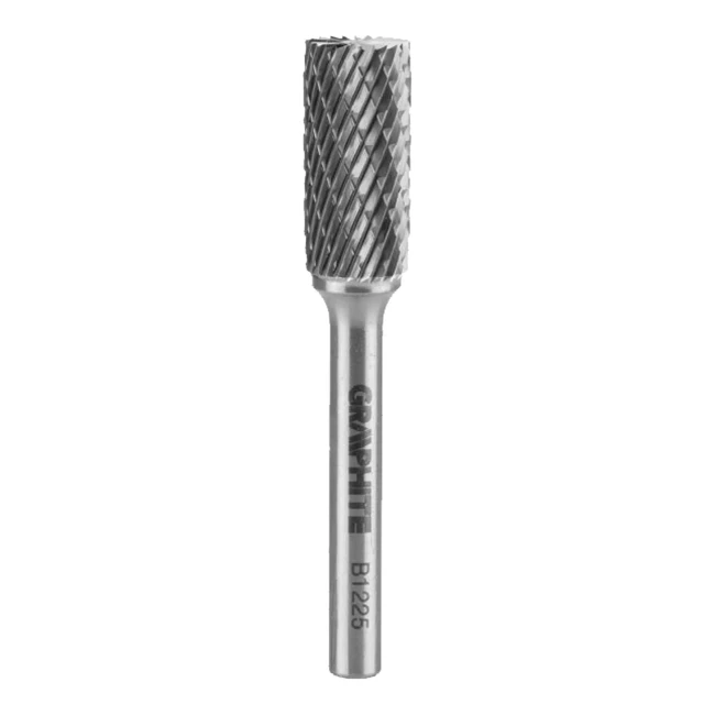 Фреза по металлу GRAPHITE HM тип B (цилиндрический с лезвиями сверху) 12 x 25 мм (55H358)