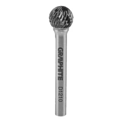 Фреза по металлу GRAPHITE HM тип D (сферический) 12 x 10 мм