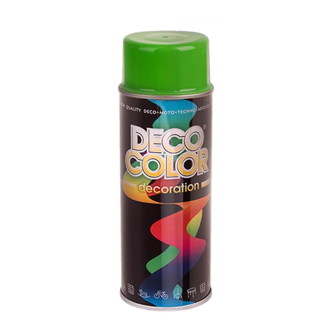 Краска Deco Color Decoration светло-зепёный 400 мл (RAL6018/721276) Краска Deco Color Decoration светло-зепёный 400 мл (RAL6018/721276)