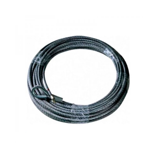 Трос T-max EW-6500 для лебедки 12 В 7,2 мм х 24 м (P N 7309100.5 7309200.5)