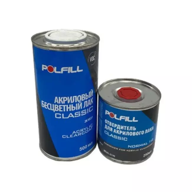 Лак Vitol Polfill 2К 2:1 HS Classik 0.5 л (43192+43194)