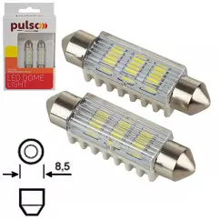 Лампа PULSO софитные LED SV8.5 T11x41 мм 6 SMD-5730 9-18v 100 Лм (LP-64041)