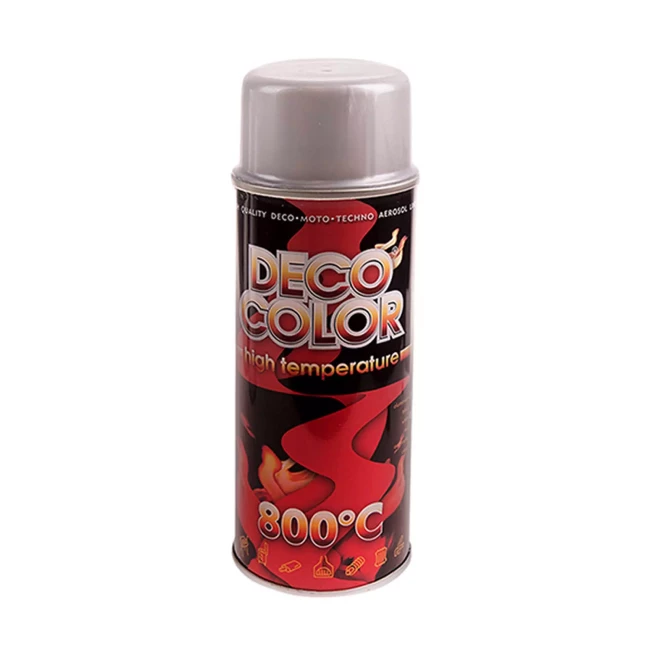 Краска Deco Color термостойкая 800*С серебристый 400 мл (111022/720293) Краска Deco Color термостойкая 800*С серебристый 400 мл (111022/720293)