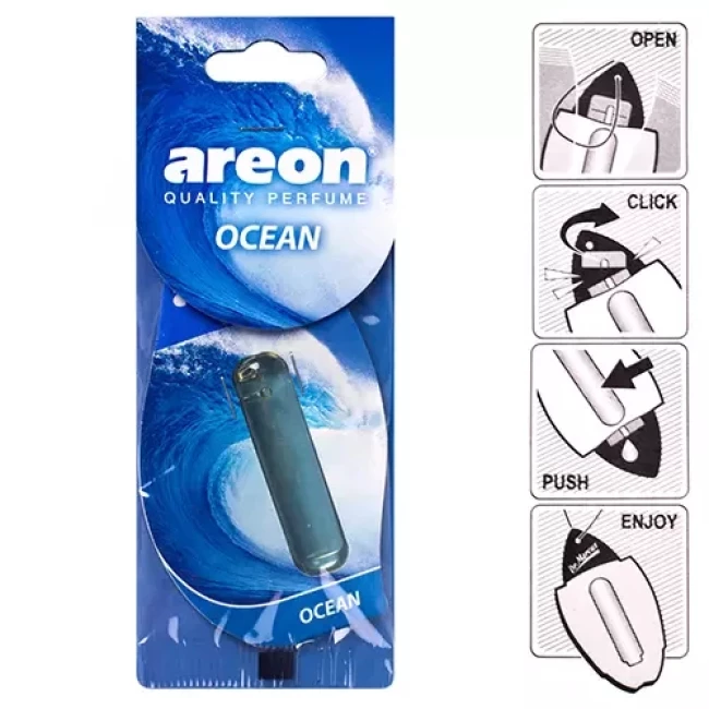 Освежитель воздуха AREON "LIQUID" жидкий, листок Ocean 5ml (LR11)