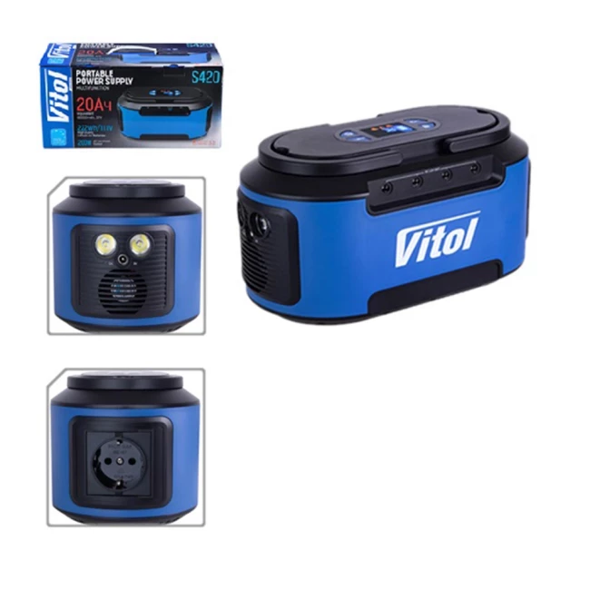 Портативный источник питания VITOL 200Вт (S420)