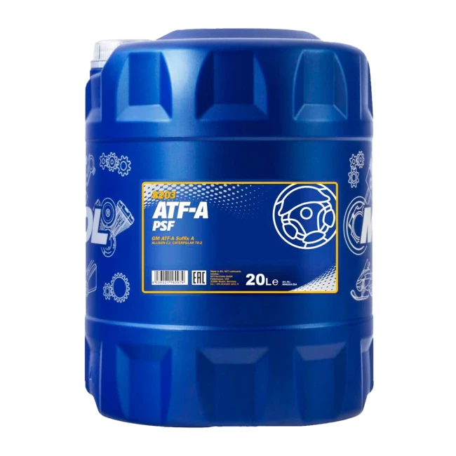 Трансмісійна олива MANNOL POWER STEERING FLUID PSF ATF-A 20л (MN8203-20) Трансмісійна олива MANNOL POWER STEERING FLUID PSF ATF-A 20л (MN8203-20)