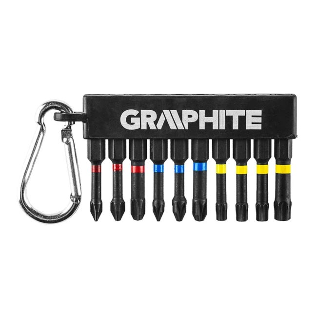 Набор ударных бит GRAPHITE 10 шт (56H562)