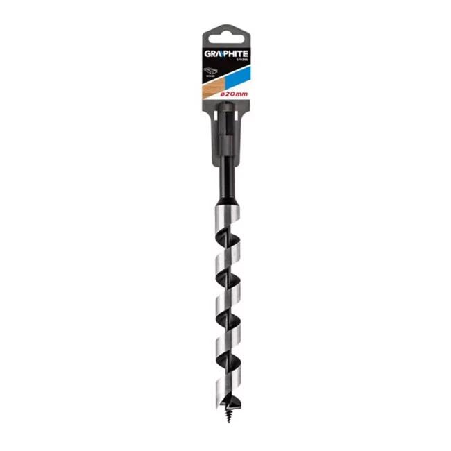 Свердло по дереву GRAPHITE спіральне 20 x 250 мм (57H366)