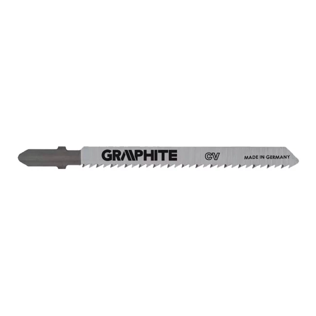 Полотна для електролобзика GRAPHITE 12TPI, хвостовик T, набір 5 шт. (57H765) Полотна для електролобзика GRAPHITE 12TPI, хвостовик T, набір 5 шт. (57H765)