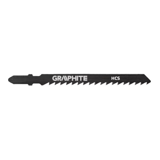 Полотна для електролобзика GRAPHITE 6TPI, хвостовик T, набір 5 шт. (57H762) Полотна для електролобзика GRAPHITE 6TPI, хвостовик T, набір 5 шт. (57H762)