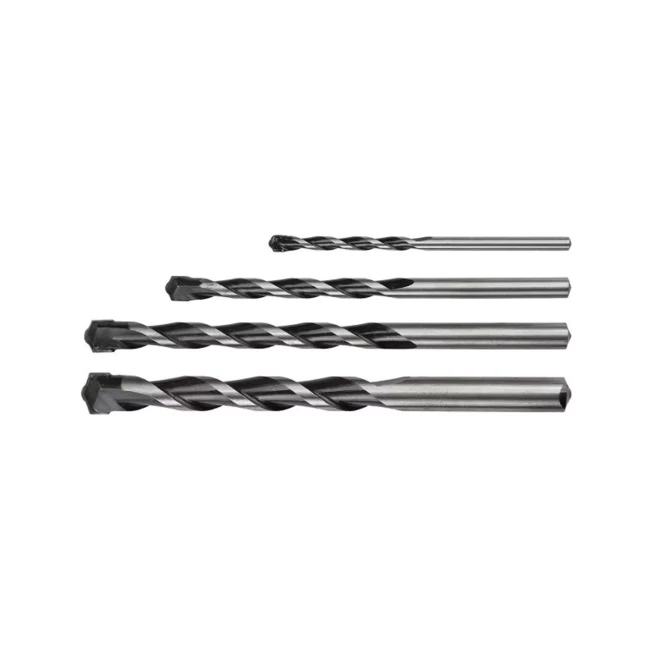 Сверла по бетону GRAPHITE 4-10 мм, с твердосплавными напайками, набор 4 шт. (57H746)