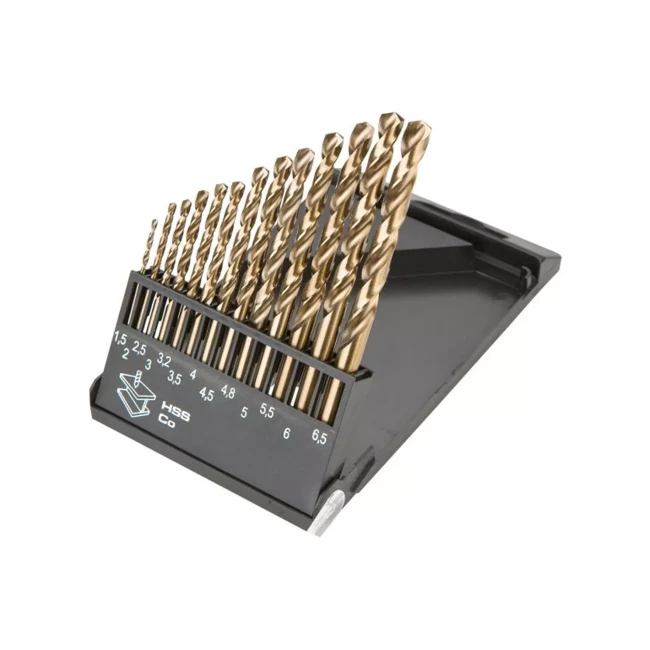Сверла по металлу GRAPHITE HSS-Co 1.5-6.5 мм 13 шт (57H088) Сверла по металлу GRAPHITE HSS-Co 1.5-6.5 мм 13 шт (57H088)