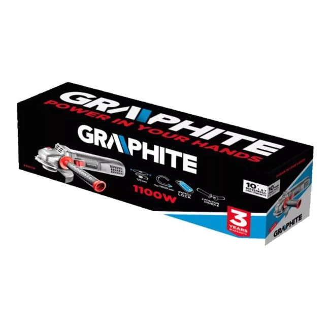 Угловая шлифмашина GRAPHITE 1100 Вт, 125 мм (59G110)