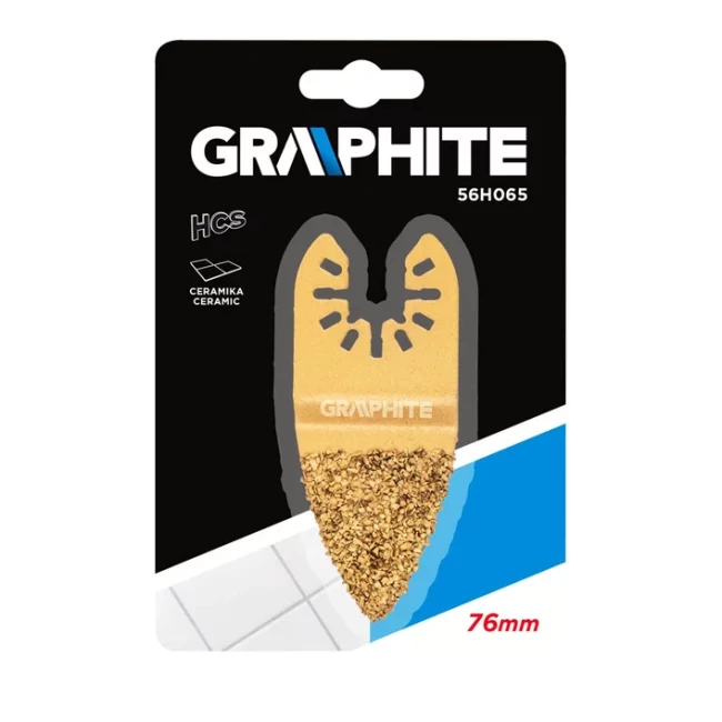 Полотно пиляльне GRAPHITE Брайта HM для кераміки 76 мм (56H065)