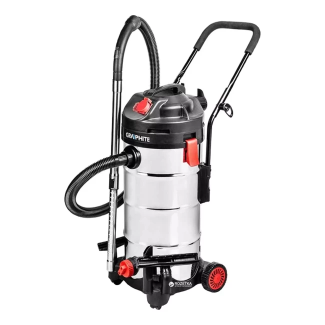 Пилосос промисловий GRAPHITE 1500Вт, об'єм ємності 40 л. (59G608)