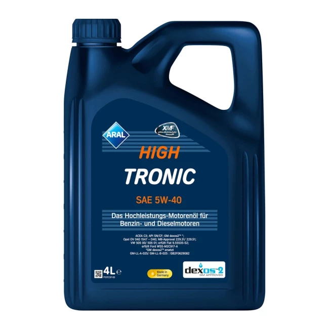 Масло моторное ARAL HighTronic 5W-40 4л (20634/154FE7) Масло моторное ARAL HighTronic 5W-40 4л (20634/154FE7)