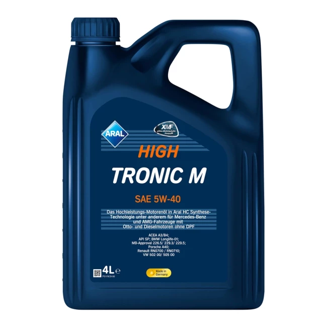 Масло моторное ARAL HighTronic M 5W-40 4л (21404/154FE8)