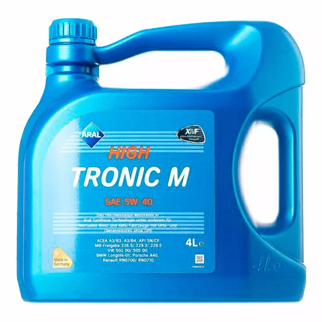 Масло моторное ARAL HighTronic M 5W-40 4л (21404/154FE8)