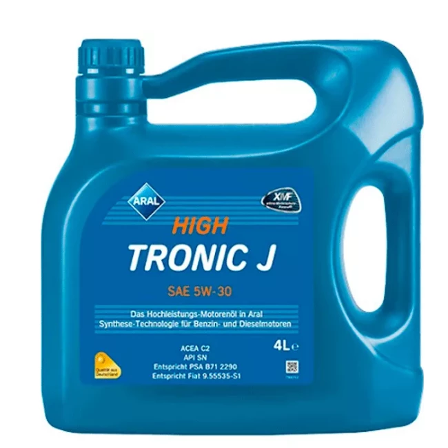 Масло моторное ARAL HighTronic J 5W-30 4л (20194/1555F7)