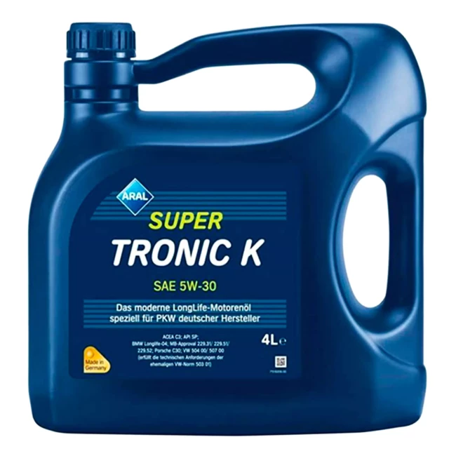 Моторное масло ARAL SuperTronic K 5W-30 4л (15DBCD)