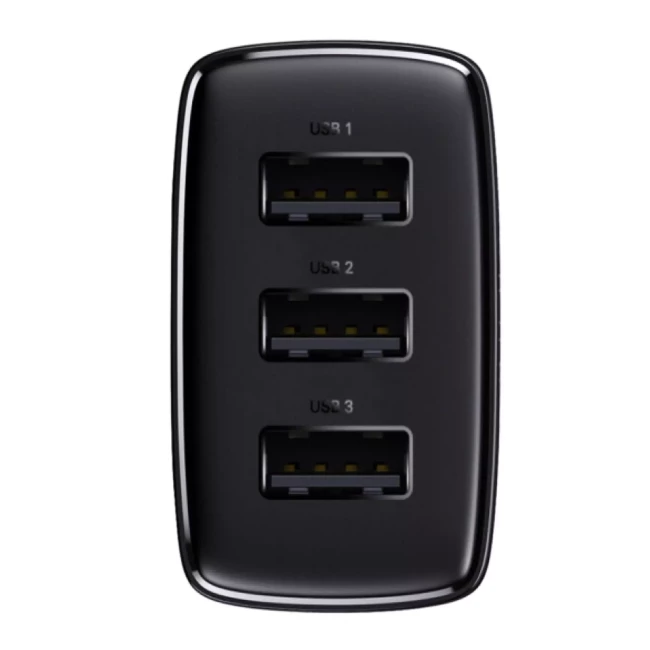 Зарядное устройство Baseus Compact 3U 17W черный (CCXJ020101)