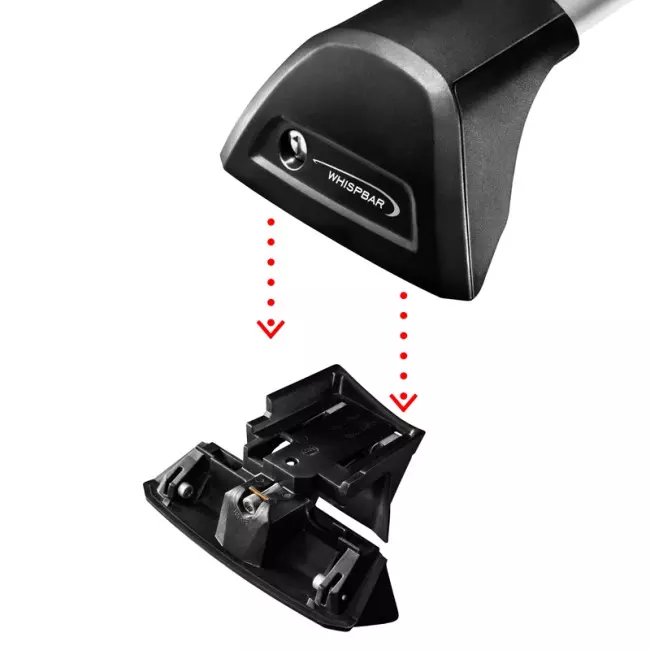 Монтажний комплект Whispbar K708 Skoda Octavia hatch 2009 - 2012