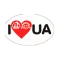 138017/Наклейка TerraPlus "I LOVE UA"