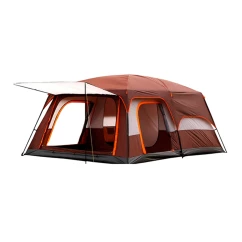 Палатка Axxis 3х(6ти) местная DrunkCarp с тамбуром и тентом 320*220*195 коричневая (ax-1223)