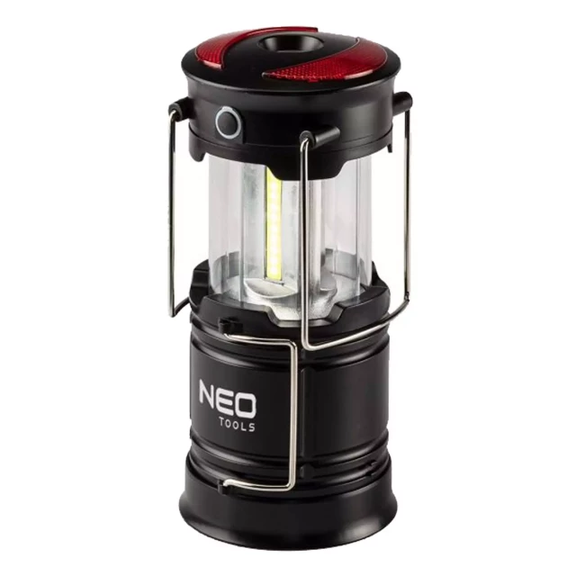 Кемпинговый фонарь на батарейках NEO TOOLS 200 лм 3xAA 3 в 1 COB LED (99-030)