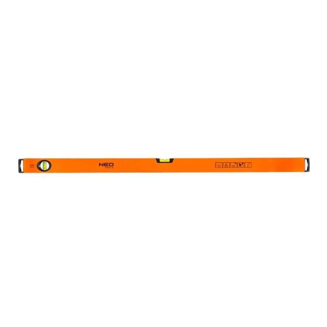 Алюминиевый спиртовой уровень NEO TOOLS, 2 колбы, 100 см (71-084)