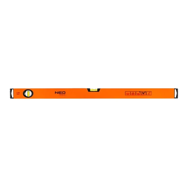 Алюминиевый спиртовой уровень NEO TOOLS, 2 колбы, 80 см (71-083)