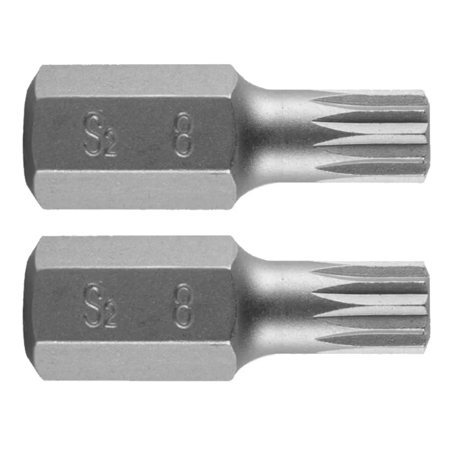 Биты NEO TOOLS Spline M8 x 30 мм S2 x 2 шт (10-900) Биты NEO TOOLS Spline M8 x 30 мм S2 x 2 шт (10-900)