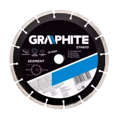 Диск алмазний GRAPHITE 230 х 22.2 мм, лазерне зварювання сегментів (57H610)