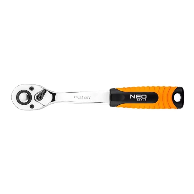 Ключ NEO TOOLS трещоточный 1/2'' 195 мм (08-520) Ключ NEO TOOLS трещоточный 1/2'' 195 мм (08-520)