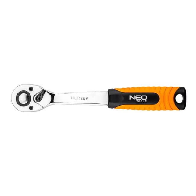 Ключ NEO TOOLS трещоточный 1/4'' 145 мм (08-503)