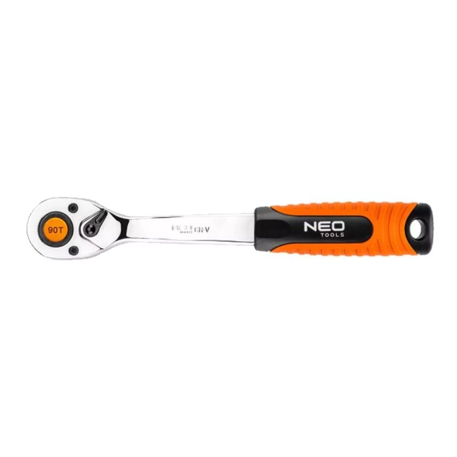 Ключ NEO TOOLS тріскачковий 3/8" 90 зубів (08-533) Ключ NEO TOOLS тріскачковий 3/8" 90 зубів (08-533)