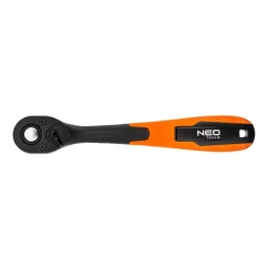 Ключ NEO TOOLS трещоточный изогнутый 1/4" 150 мм (08-514)