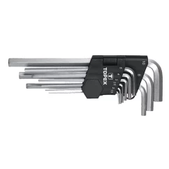 Ключи шестигранные TOPEX 1.5-10 мм, набор 9 шт. (35D956)