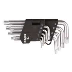 Ключи шестигранные TOPEX Torx T10-T50, набор 9 шт. (35D960)