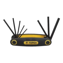Ключи шестигранные TOPEX Torx T9-T40, набор 8 шт (35D959)