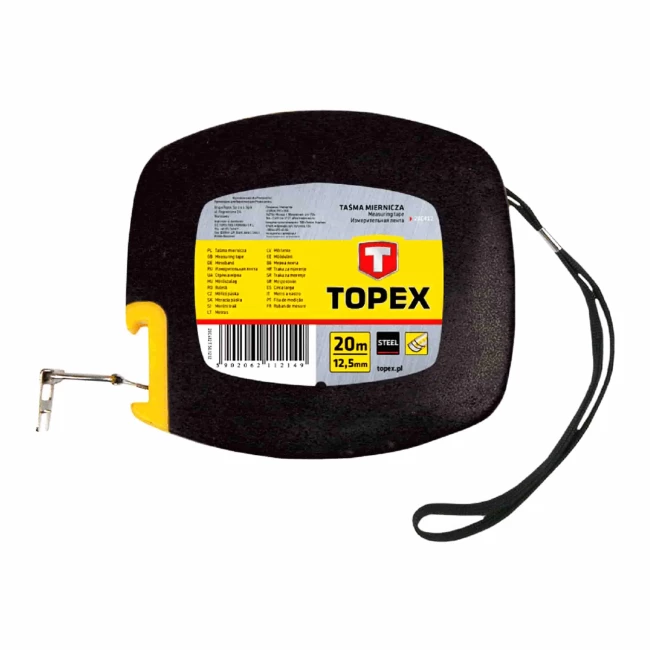 Стрічка вимірювальна сталева TOPEX, 30 м (28C413)