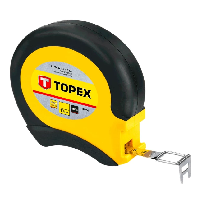 Лента измерительная стальная TOPEX, 30 м (28C423)