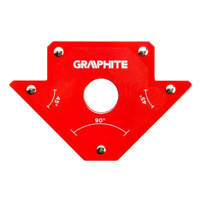 Магнітний зварювальний куточок GRAPHITE 102 x 155 x 17 мм (56H902) Магнітний зварювальний куточок GRAPHITE 102 x 155 x 17 мм (56H902)