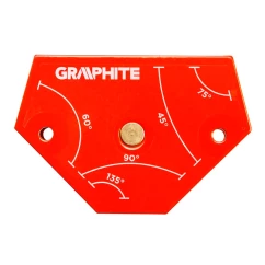 Магнитный сварочный уголок GRAPHITE 64 x 95 x 14 мм (56H904)