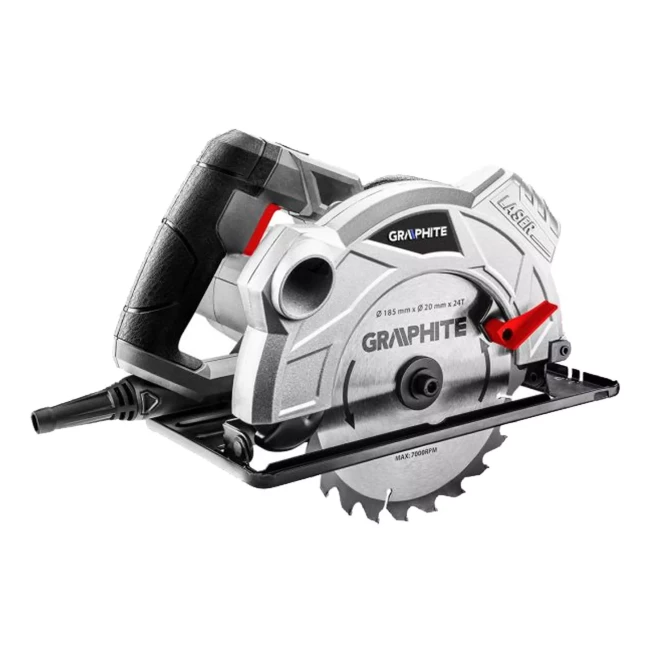 Пила дисковая GRAPHITE 1500 Вт, диск 185 x 20 мм (58G492) Пила дисковая GRAPHITE 1500 Вт, диск 185 x 20 мм (58G492)