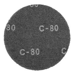 Шлифовальная сетка GRAPHITE на липучке 225 мм K80 10 шт (55H744)