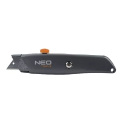 Нож с трапециевидным лезвием NEO TOOLS 18 мм, металлический корпус (63-702)