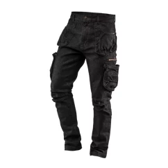 Рабочие брюки NEO TOOLS, 5 карманов DENIM, черные, размер M (81-233-M)