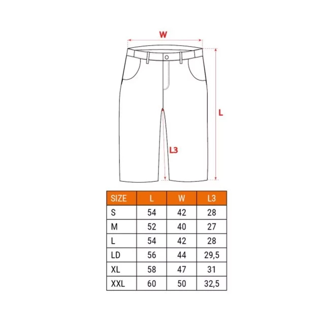 Шорты NEO TOOLS BASIC, размер S (81-440-S)